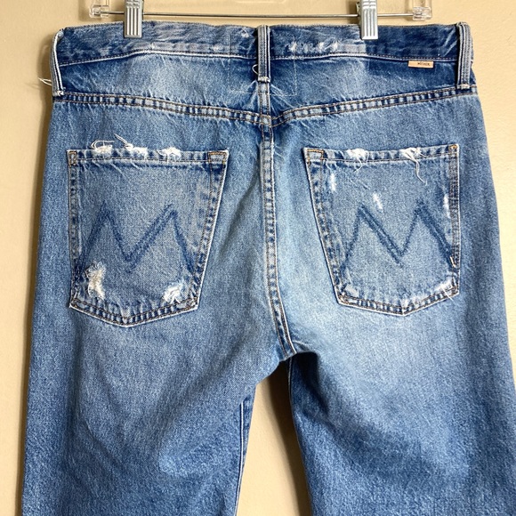 MOTHER Superior The Scrapper Cuff Ankle Jeans in Take Me Higher - Picture 6 of 16